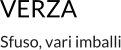 VERZA Sfuso, vari imballi